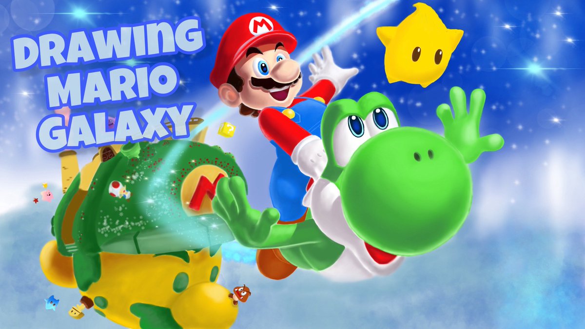 JuliettkaMy's tweet photo. Drawing Super Mario Galaxy with iPad Pro

Watch full video video here: https://t.co/ToWp7dEZJv https://t.co/TwSiiI6a8l