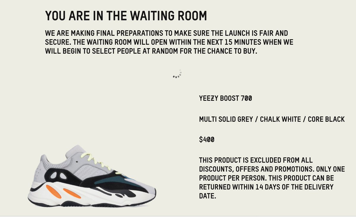 how to get into yeezy waiting room
