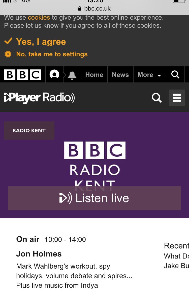 IndyaOfficial's tweet photo. @IndyaOfficial on with #JonHolmes #LiveSession @BBCRADIOKENT 💋 https://t.co/gzzFRDY6tu