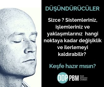 Sizce ? Sistemleriniz, işlemleriniz ve yaklaşımlarınız  hangi noktaya kadar değişiklik ve ilerlemeyi kaldırabilir?
PBM ile kendinize başarılı iş sistemi kurgulamalarını keşfedin..
dd-pbm.com
