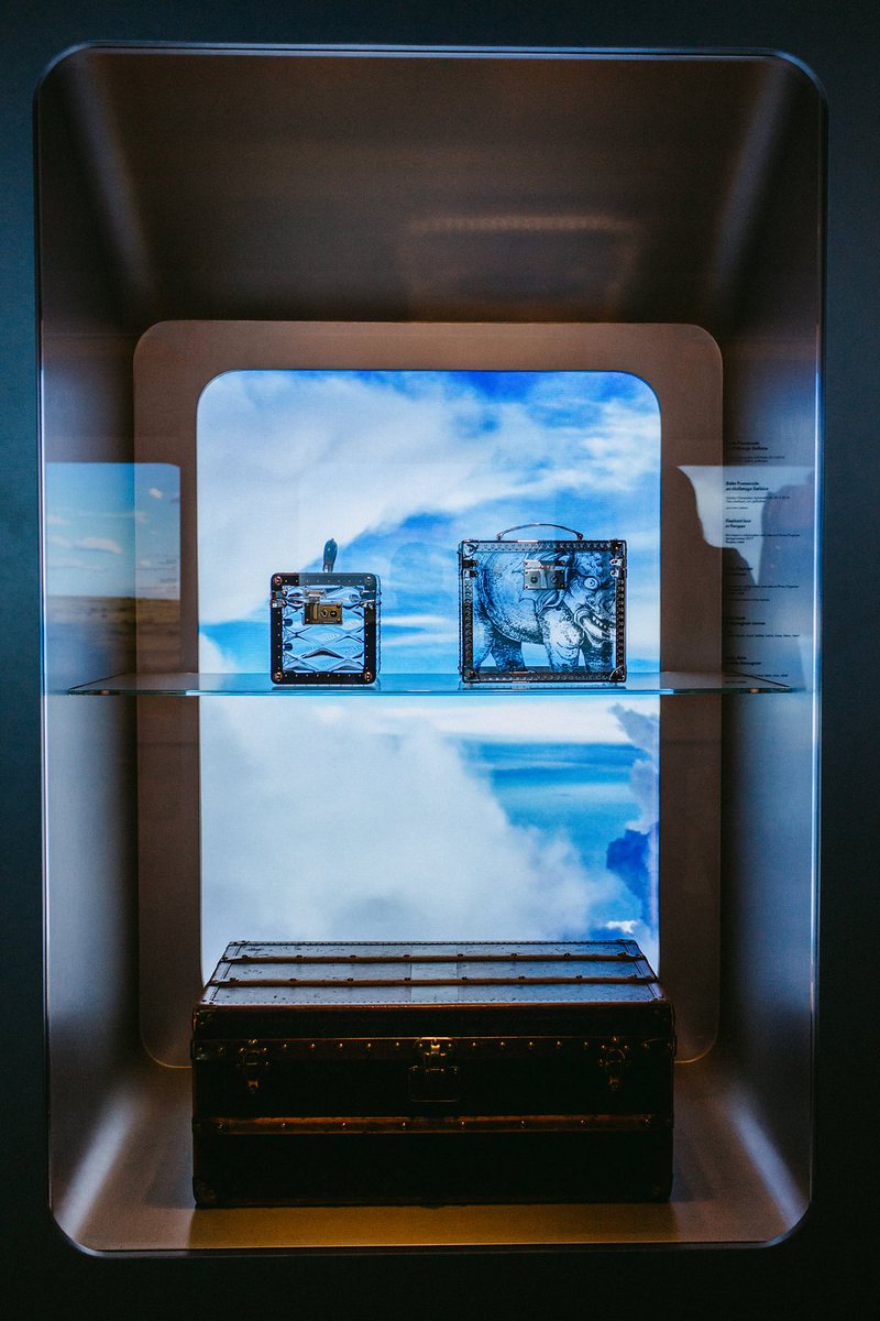 Torontounion's tweet photo. Have you checked out the #LouisVuitton Time Capsule Exhibit yet? Come see incredible pieces from their archives right here at Union. Free admission through September 30th on the Sir John A. Macdonald Plaza. #LVTimeCapsule #WhereTorontoisGoing https://t.co/loncCjsdpS