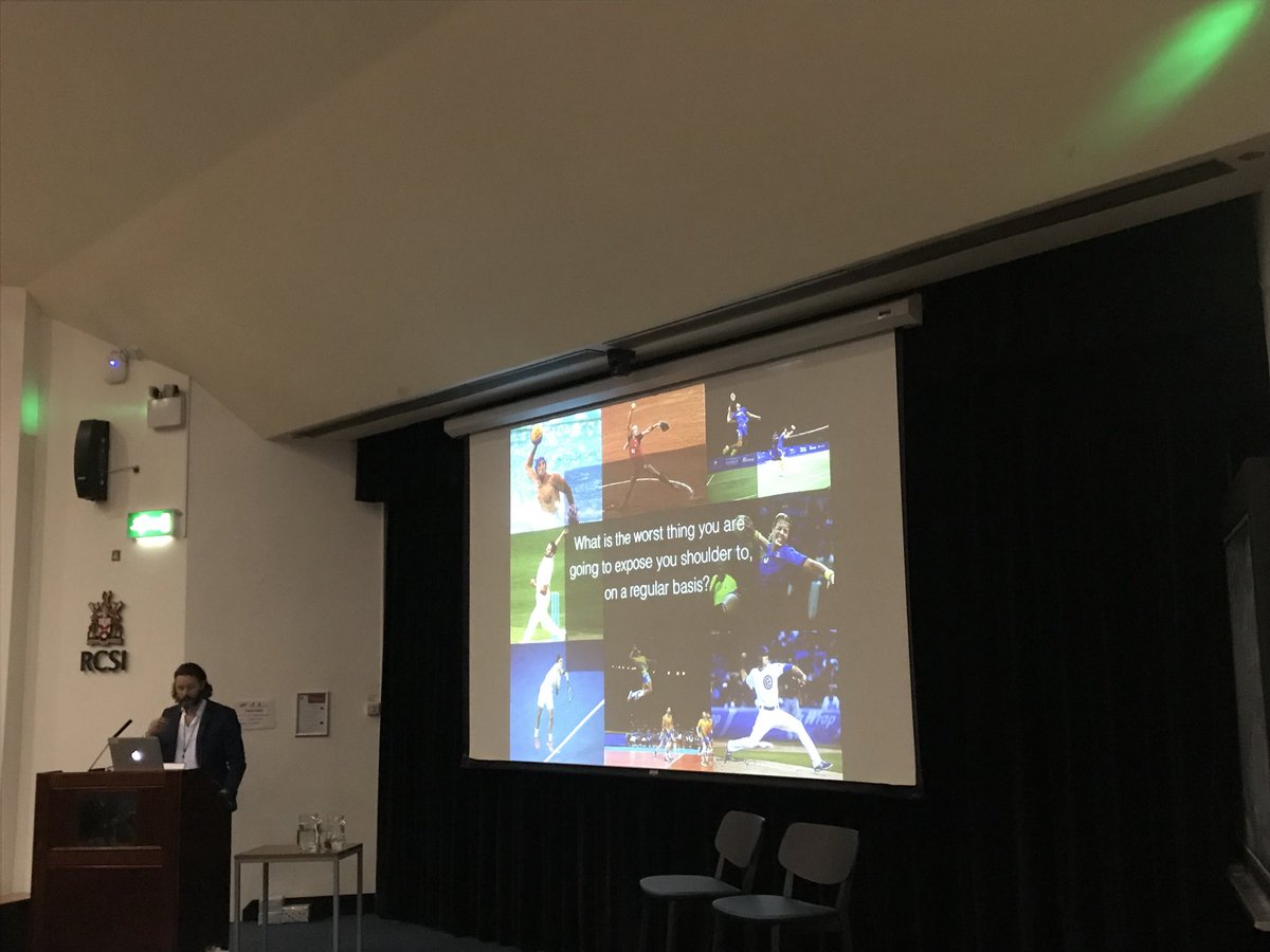 FSEM_IRL's tweet image. Rehabilitation &amp;amp; RTP of the overhead athlete with @martinasker #FSEM2018 @FSEM_IRL @FSEM_ASC2018 @RCSI_Irl