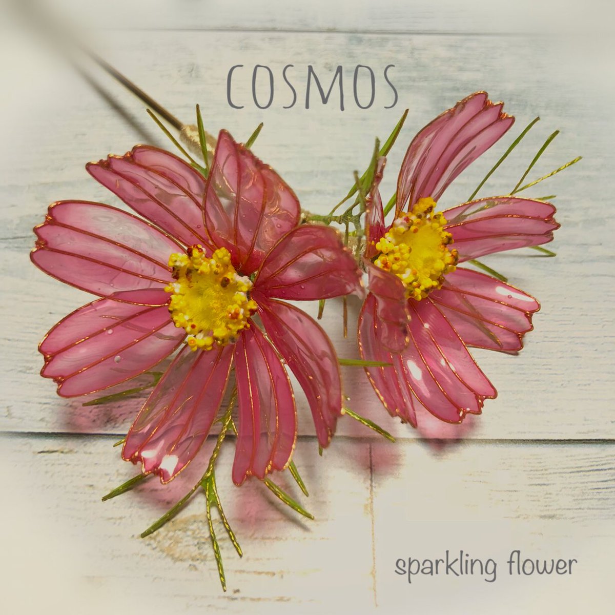 コスモス他　アメリカンフラワー✶ディップフラワー✶ディップアート sparklingflower on X
