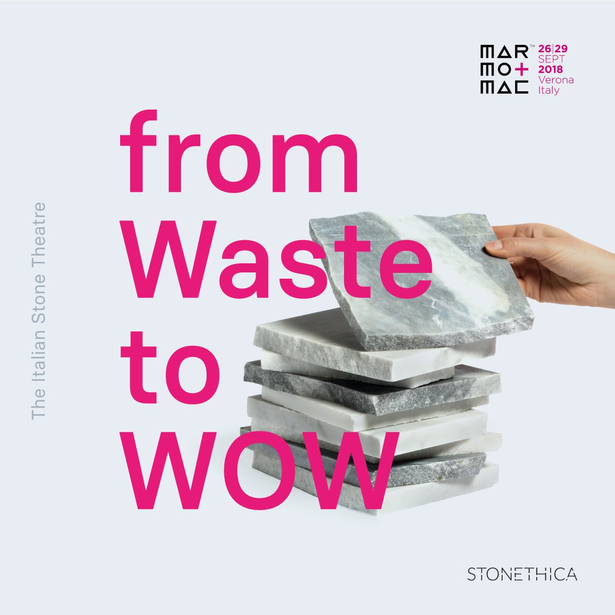 stonethica's tweet photo. #FromWasteToWOW
Water and Stone. The Liquido, Solido, Litico exhibition, is installed within the scope of #TheItalianStoneTheatre.
@morenoratti  #MarmoMac 
Discover #Stonethica at @Marmo_mac ! https://t.co/7Pw94tpAz0