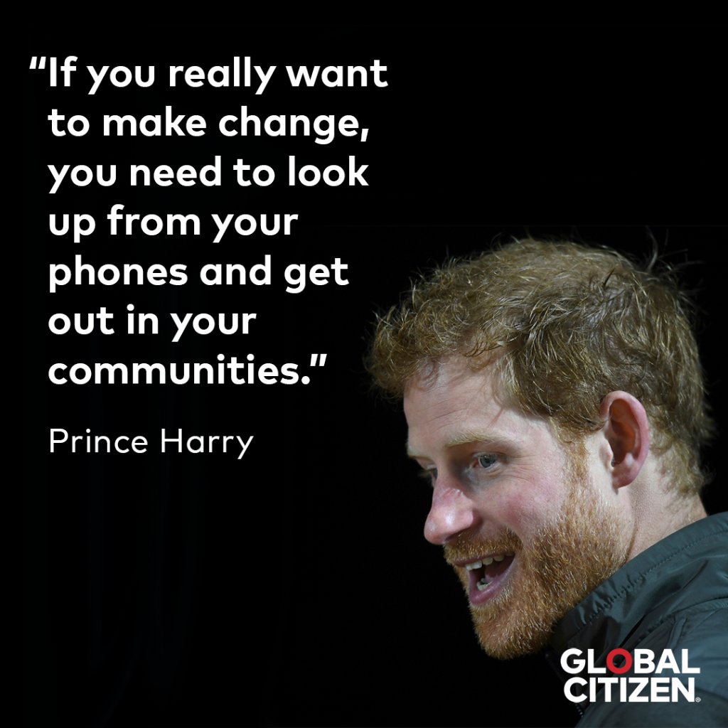 Be an activist like the Duke of Sussex who turns 34 today! Happy birthday, Prince Harry 