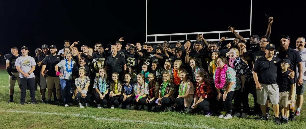 Griffinyearbook's tweet photo. I mean... it’s not like we kicked Southgate’s butt or anything last night... 22-0... no big deal. If you have pictures from the ABSOLUTELY AWESOME game last night feel free to dm us! https://t.co/DAD4SIvJPf