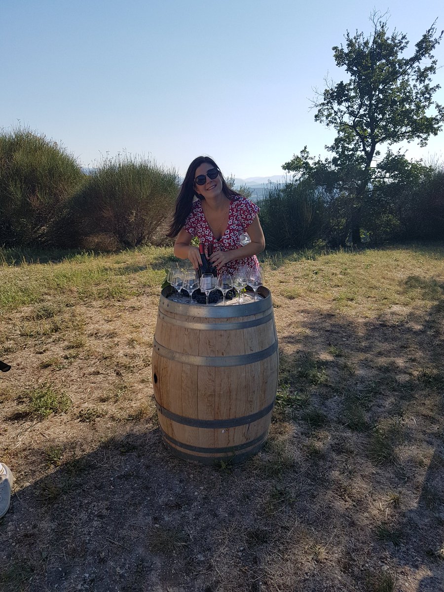 #wheninrhone A Lidl morning wine tasting in the vineyards