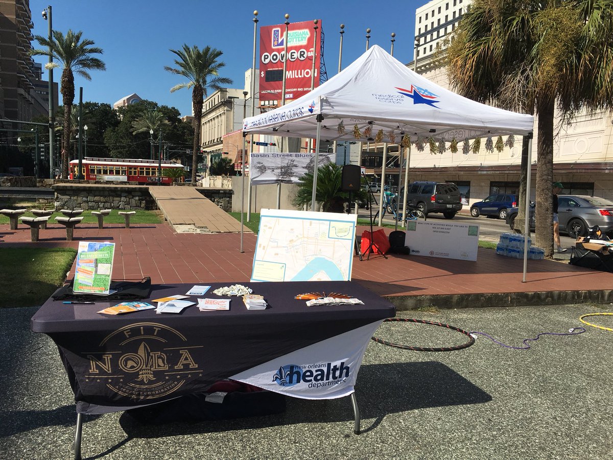 Jennifer Avegno (@avegnojennifer) on Twitter photo Great morning with @FitNOLA <a href="/nolahealthdept/">New Orleans Health Department</a> <a href="/BikeEasy/">Bike Easy</a> at the Big Easy Open Streets event! Please check out the Connect the Crescent demonstration project bringing more bike lanes to Downtown NOLA and more ways to be healthy & have fun! <a href="/CityOfNOLA/">The City Of New Orleans</a> Great morning with @FitNOLA <a href="/nolahealthdept/">New Orleans Health Department</a> <a href="/BikeEasy/">Bike Easy</a> at the Big Easy Open Streets event! Please check out the Connect the Crescent demonstration project bringing more bike lanes to Downtown NOLA and more ways to be healthy & have fun! <a href="/CityOfNOLA/">The City Of New Orleans</a>