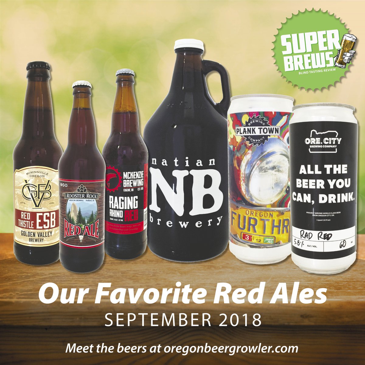 Oregon Beer Growler (@oregongrowler) on Twitter photo September's Super Brews showcases our favorite Oregon reds! Featured this month: <a href="/goldenvalleypub/">GoldenValleyBrewery</a>, <a href="/madcowbrewing/">MadCow Brewing Co.</a>, <a href="/MckenzieBrewing/">McKenzie Brewing Co</a>, @NatianBrewery, <a href="/OCBeerCo/">Oregon City Brewing</a> and <a href="/planktownbrew/">Plank Town Brewing</a>! Meet the beers at oregonbeergrowler.com! September's Super Brews showcases our favorite Oregon reds! Featured this month: <a href="/goldenvalleypub/">GoldenValleyBrewery</a>, <a href="/madcowbrewing/">MadCow Brewing Co.</a>, <a href="/MckenzieBrewing/">McKenzie Brewing Co</a>, @NatianBrewery, <a href="/OCBeerCo/">Oregon City Brewing</a> and <a href="/planktownbrew/">Plank Town Brewing</a>! Meet the beers at oregonbeergrowler.com!
