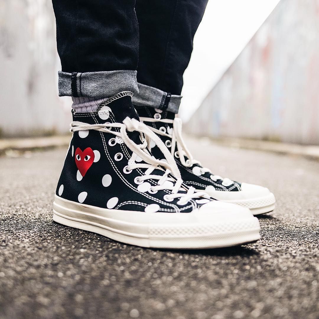 SOLELINKS on Twitter: des Garçons Play x Converse Chuck Taylor All Star '70 Dot' Pack via Barneys https://t.co/Ufq0qv8YV7 https://t.co/jcLUwAzTf2" /