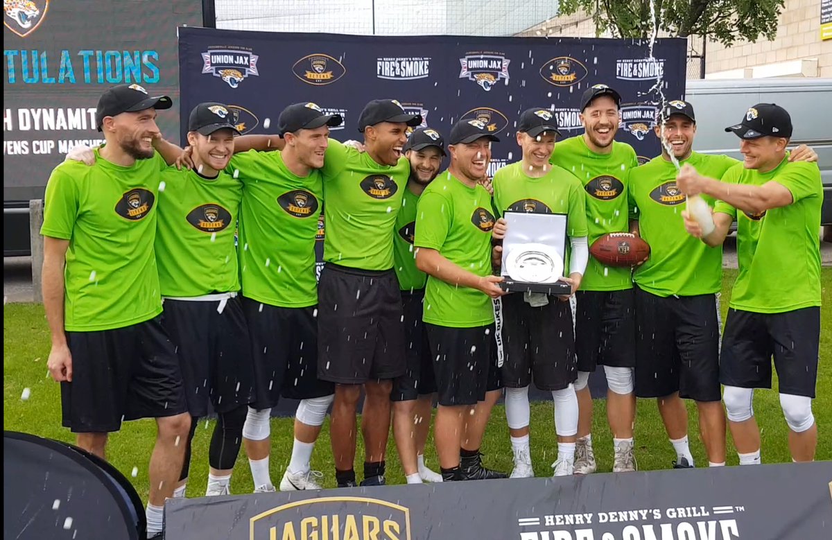 Massive congrats to the Danish Dynamite! winners of the Jags Se7ens Manchester heat. 
Another great event... can't wait for the finals! #JagsUK #JIC <a href="/JaguarsUK/">Jagsuk</a>