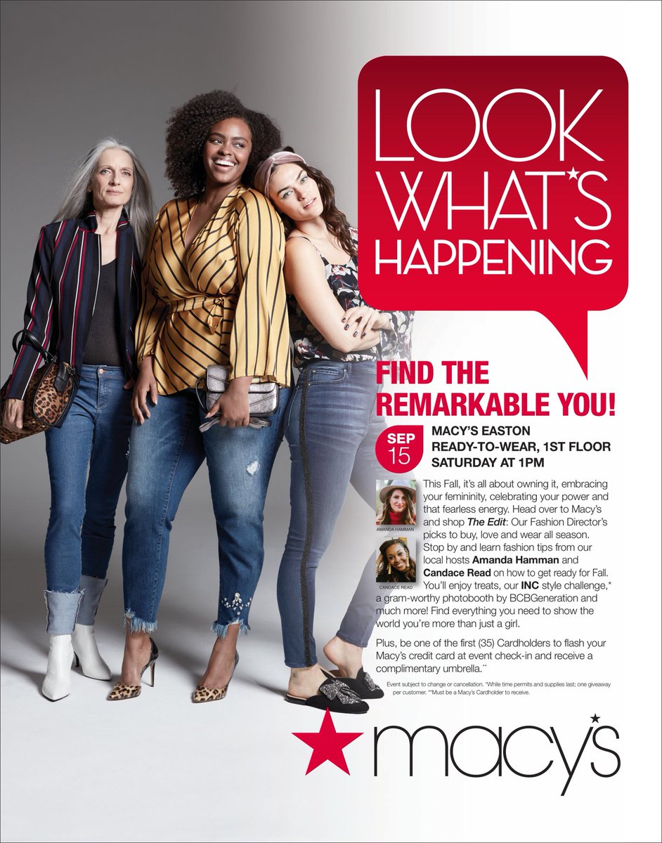 candacemread's tweet photo. Looking for something fun to do today? I’ll be hanging out with @girlaboutcbus at @Macys at @EastonTownCtr from 1 to 3 chatting all things fall fashion! Come and see us 😘 #weekendhappenings https://t.co/2RzIgTwslC