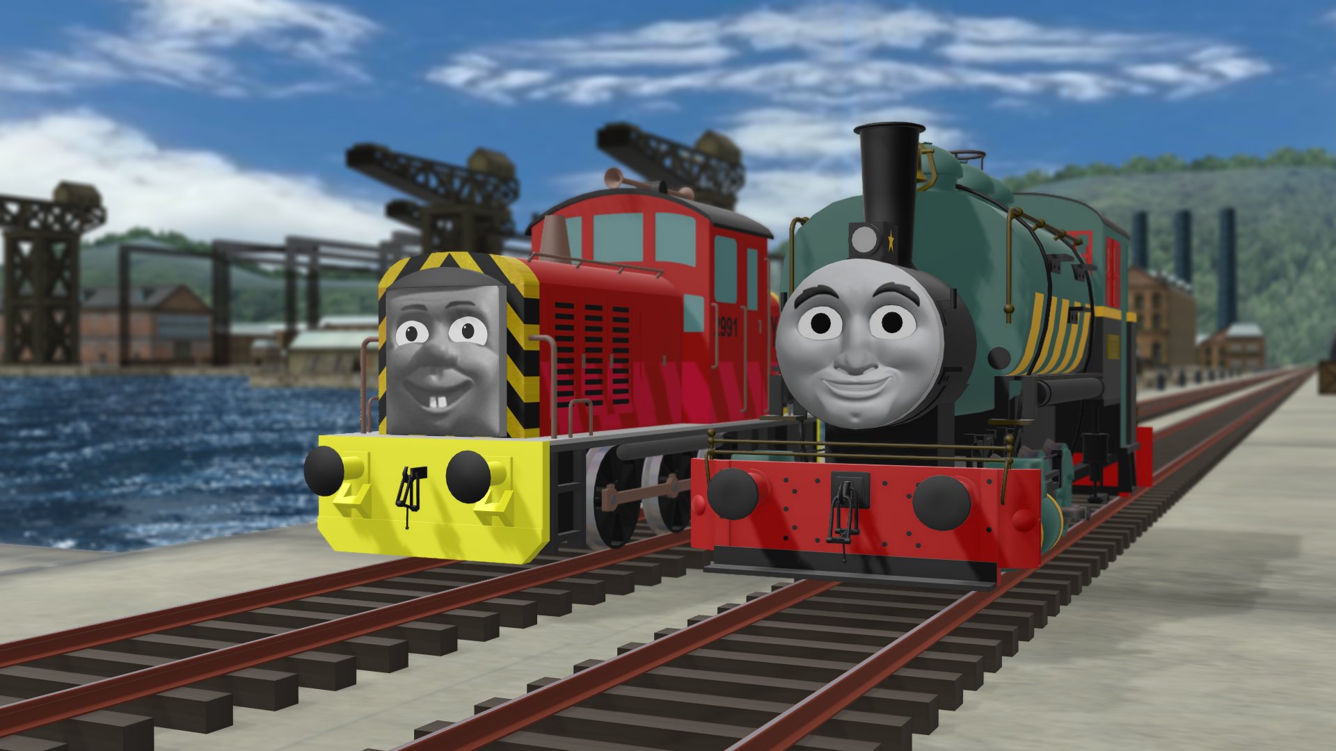 Ttn1gwr Salty And Porter In Mmd