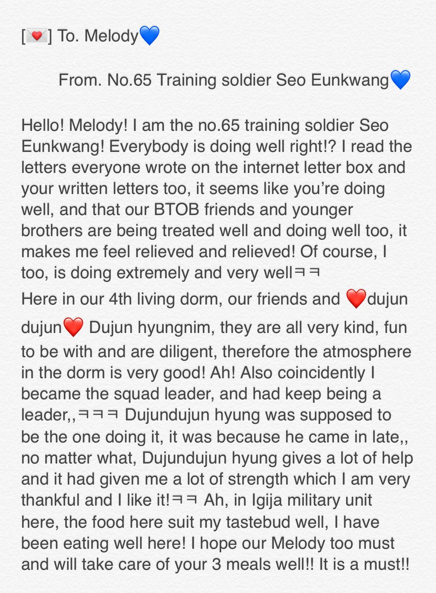 Day 025/593D-5680915182244"Ah, 3 weeks had passed now. No matter if it went well or not, the times had past!"-No.65 Training Soldier Seo Eunkwang We received our very first mail today from uri EK. Fighting leadernim! WE MISS YOU SO MUCH!  #WaitingForSilverlight