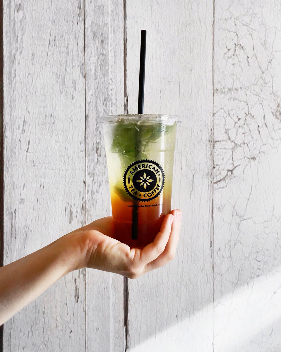 When Saturdays call for something a little extra, try out the Mojito Energy! Made with lime, mint, sparkling water and our delicious energy drink blend! #saturdayvibes #energydrink #americantea