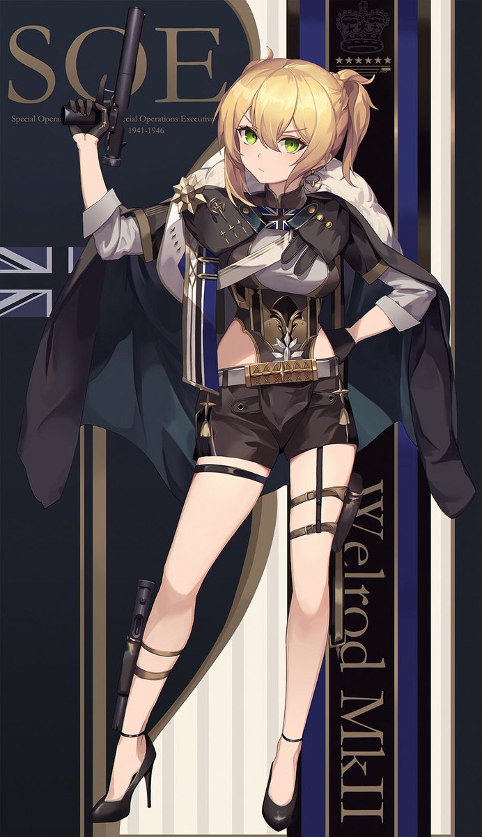 Lllthika ウェルロッド Mkii ドールズフロントライン 少女前線 少女前线 Lllthika ウェルロッド Mkii ドールズフロントライン 少女前線 少女前线