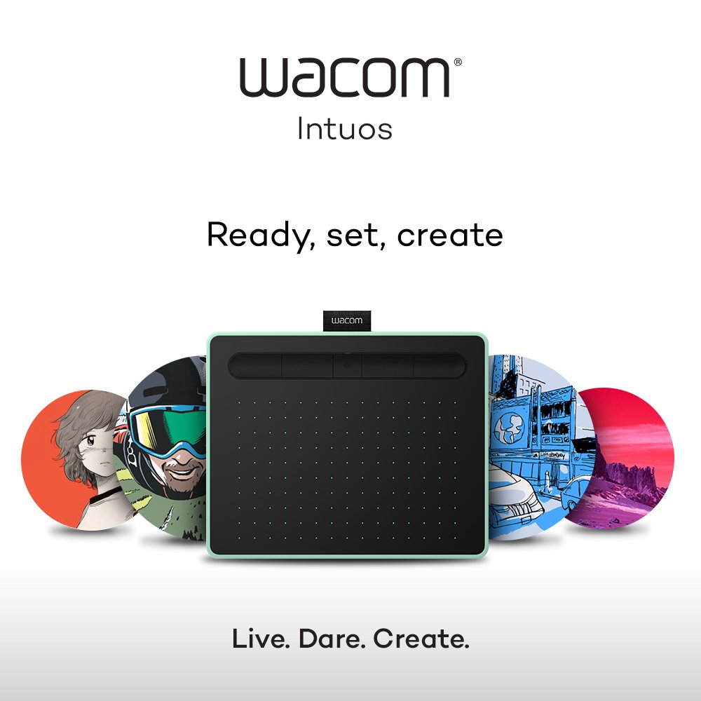 on Twitter "The Intuos is primed and ready with the
