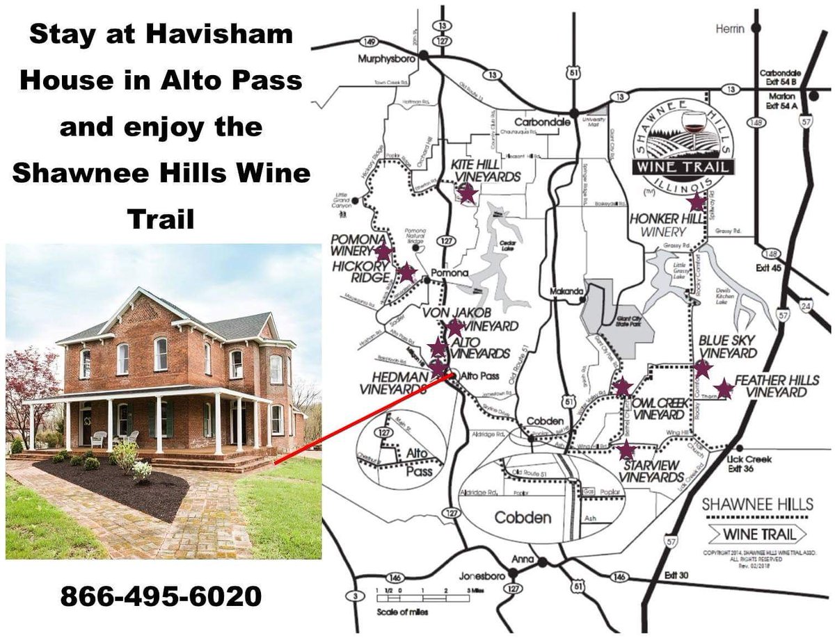 Why not stay at @HavishamHouse the weekend of Sept 29 and treat yourself to  the Shawnee Hills Wine Trail?, image size:1200x918