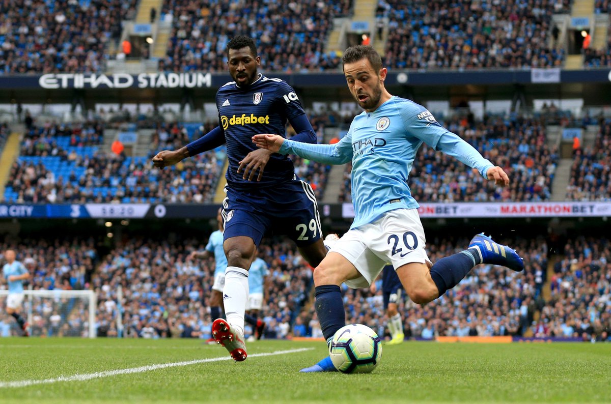 ManCity's tweet photo. Into the final 20 and it's been a comfortable afternoon's work so far!

What do you want to see from the closing stages of the game?

💙 3-0 ⚪️ #cityvffc #mancity https://t.co/v9yWjbhqOL