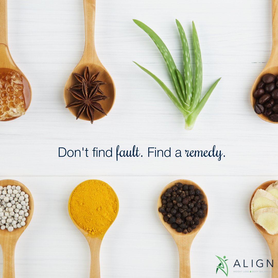 alignweightloss's tweet image. Don't find fault. Find a remedy. #WeightLoss #BodyBalancing