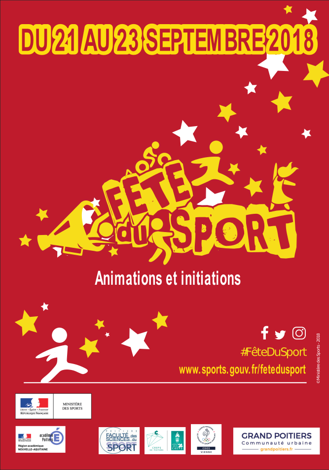 AVEC_fr's tweet photo. Nous faisons la fête avec #CREPS86 et #Grand_Poitiers le 21au 23 septembre venez nous joindre et participer. #FêteDuSport Plus d’informations sur https://t.co/bxTLNq8eHL https://t.co/09t80bkOsK