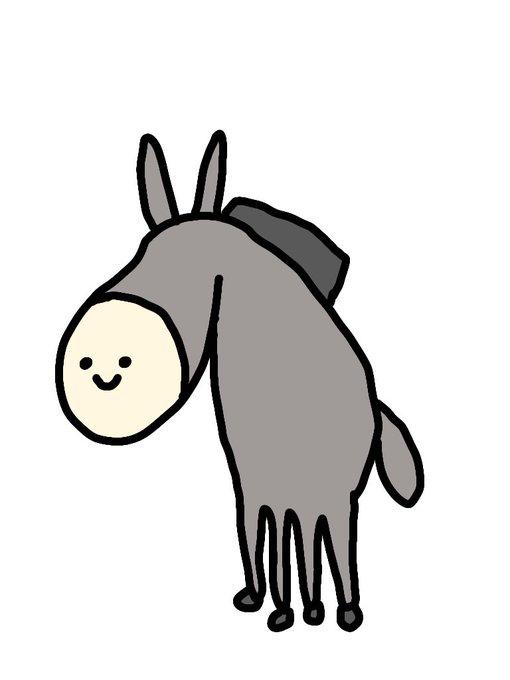 ロバのtwitterイラスト検索結果 古い順