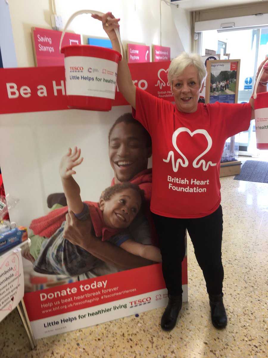 #tescocheshuntmetro Superhero weekend #fundraising for #BHF @Group42South