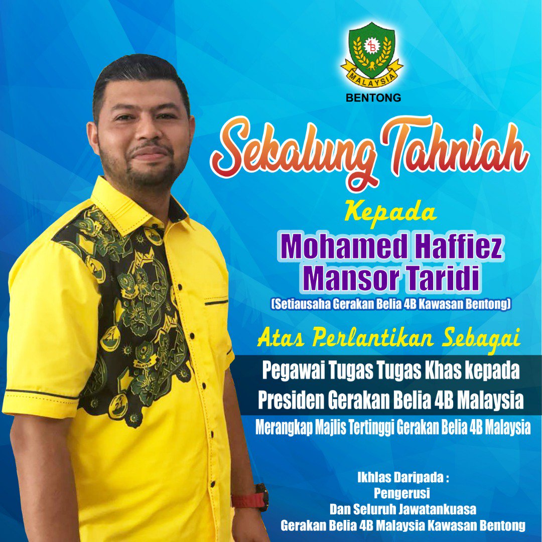 Gerakan Belia 4b Kawasan Bentong Gb4b Bentong Twitter