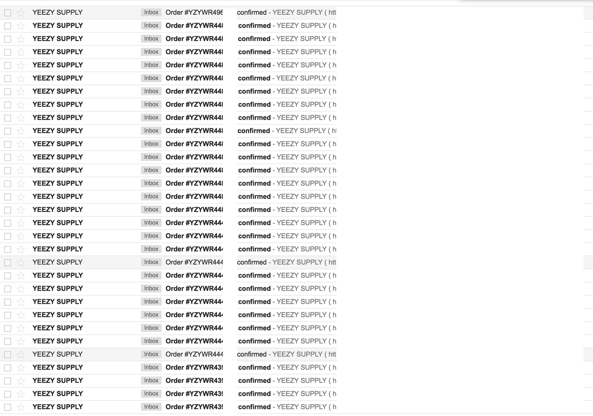 jasonsneeks's tweet image. Thanks for the insane cooks! Update worked Great!

Bot: @Cybersole ,@aiomacbot, @ANB_AIO, @NikeShoeBot 
Proxies: @Soleproxy