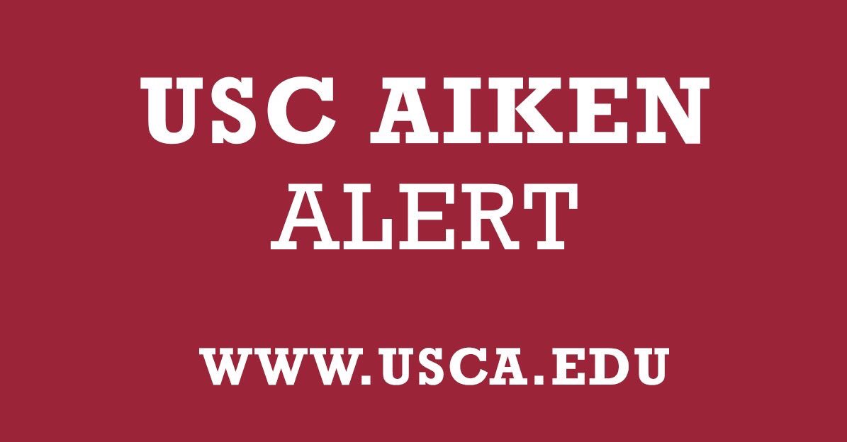USC Aiken on Twitter: "UPDATE: All USC Aiken activities scheduled for