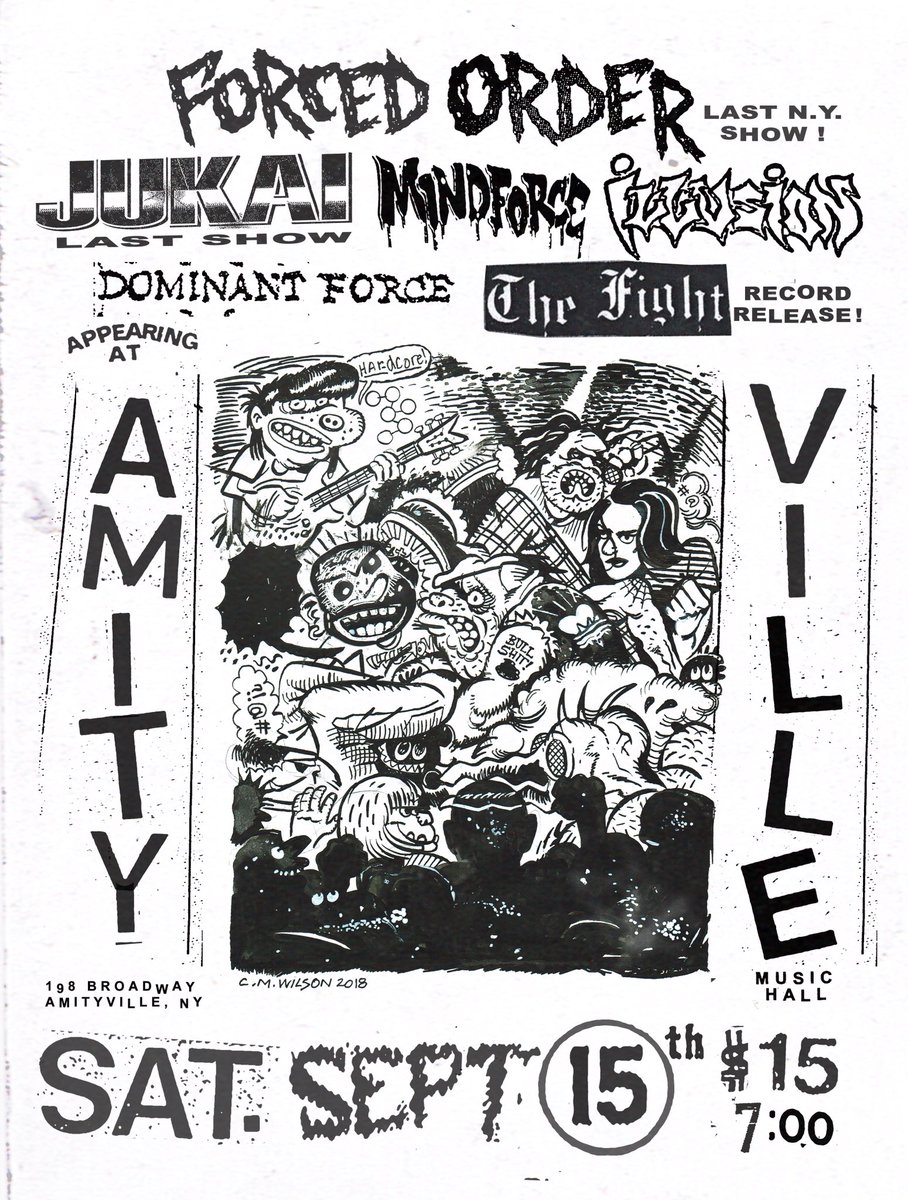 ForcedOrderHC's tweet image. We’re playing @jukaihc’s last show tonight in Amityville, NY with @MindforceNY, Illusion, Dominant Force, &amp;amp; The Fight at @AmityvilleMH.

$15 / 7pm