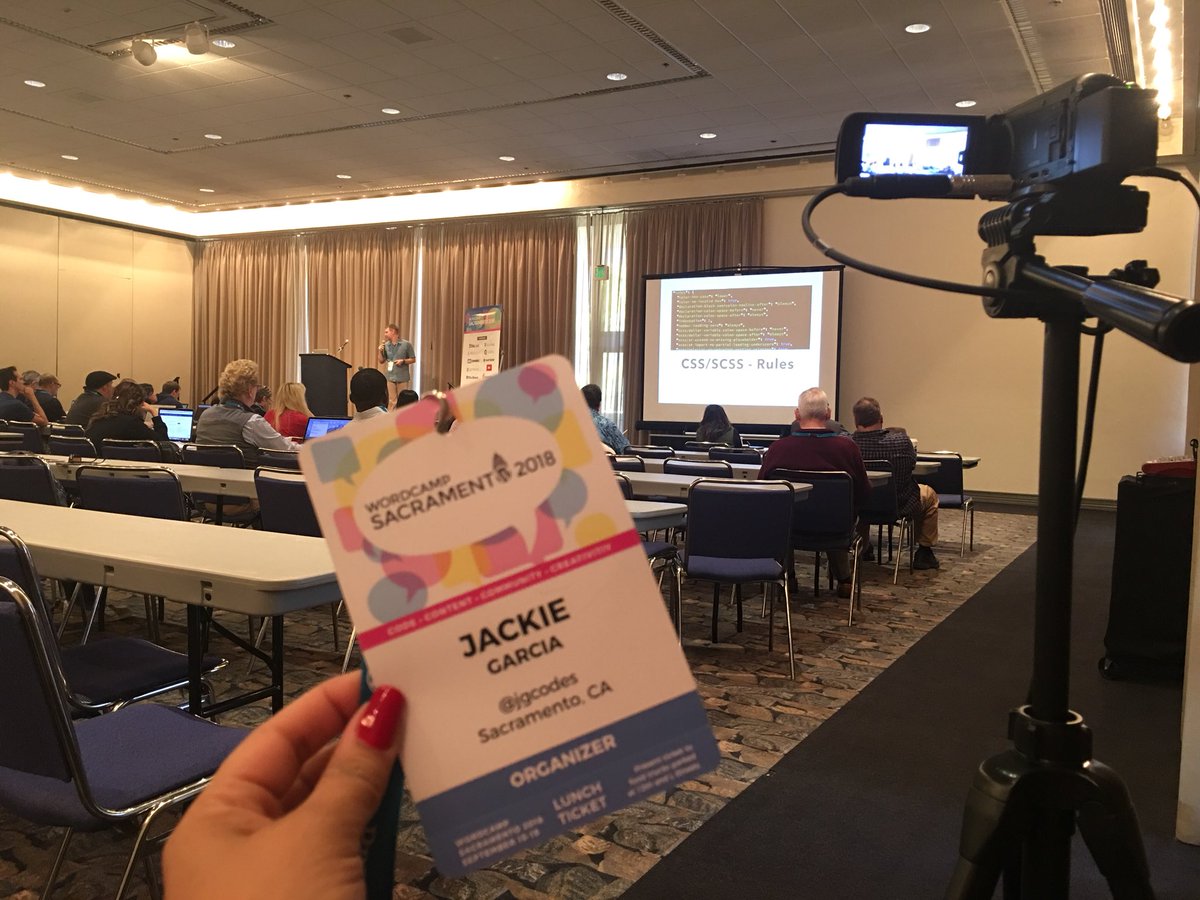 JGcodes's tweet image. Yessss! Got the opportunity to help organize Sacramento WordCamp 2018.