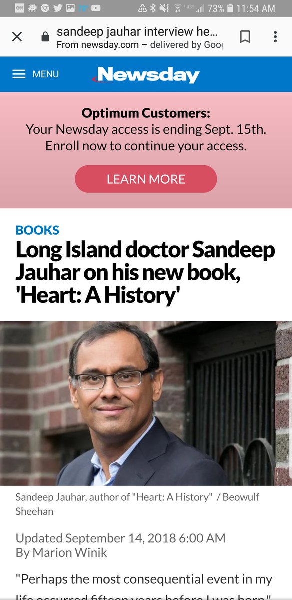 ONLY 3 weeks away!! Do Not miss 3rd Annual #cardiovascular ❤ #Heart conference w Keynote @NorthwellHealth CEO Mike Dowling + #NewYorkTimes Bestselling Author @sjauhar @stentdoc1 @DrCindyGrines @BhusriHeart @BrianLimaMD @EugeniaGianos REGISTER TODAY! cmetracker.net/NORTHWELL/Publ…