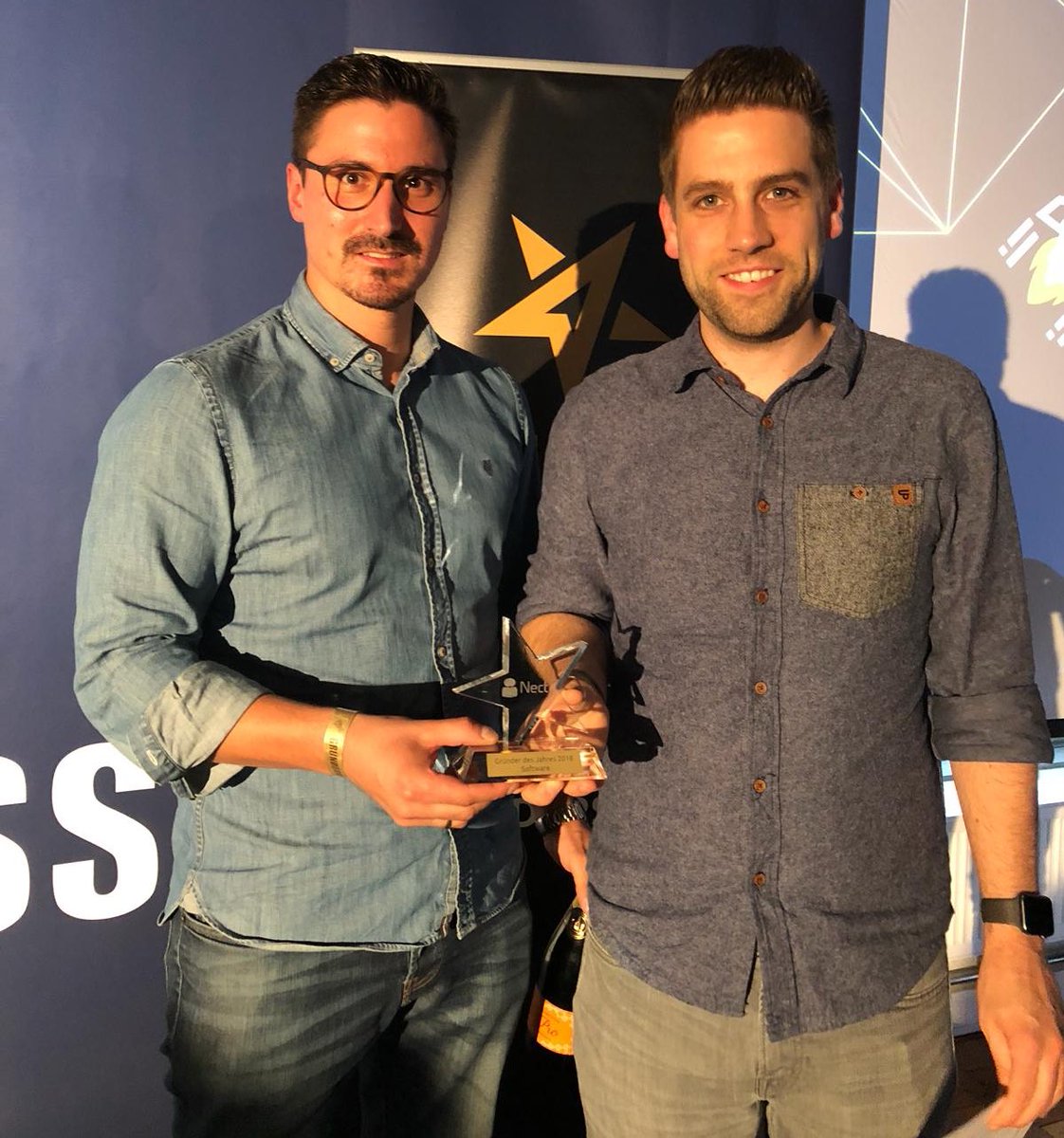 NiceToNectYou's tweet image. Our Founders have been voted to be Software Founders of the Year 2018 🚀