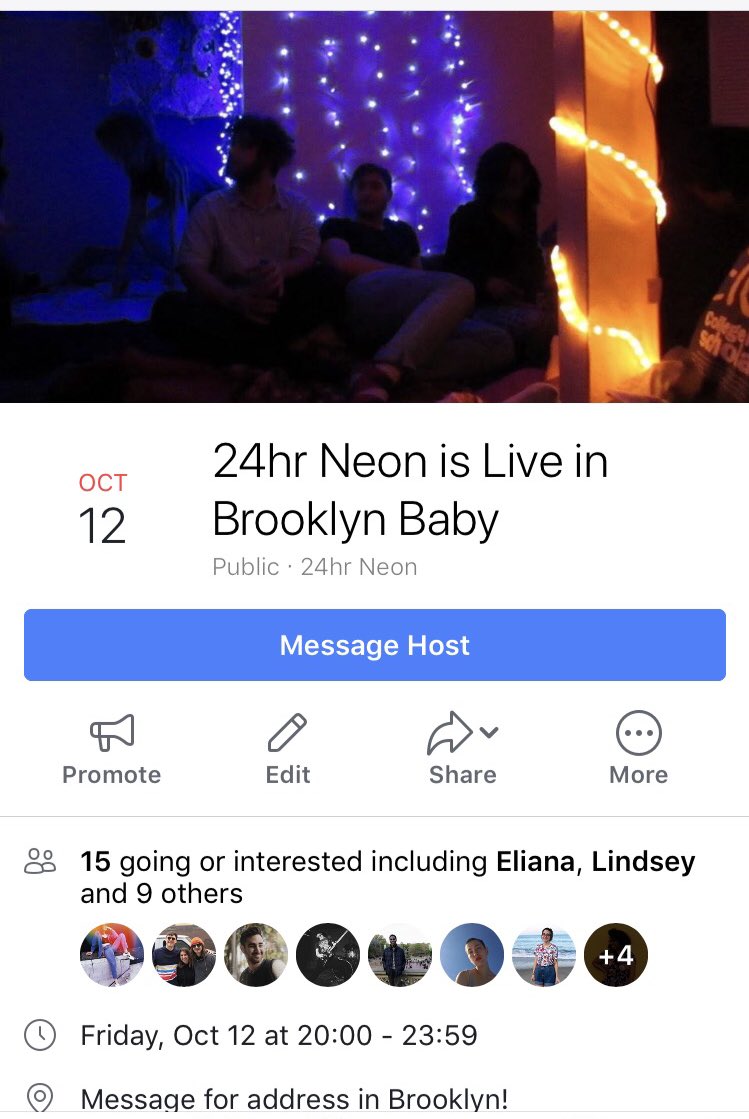 24hr Neon tweet media