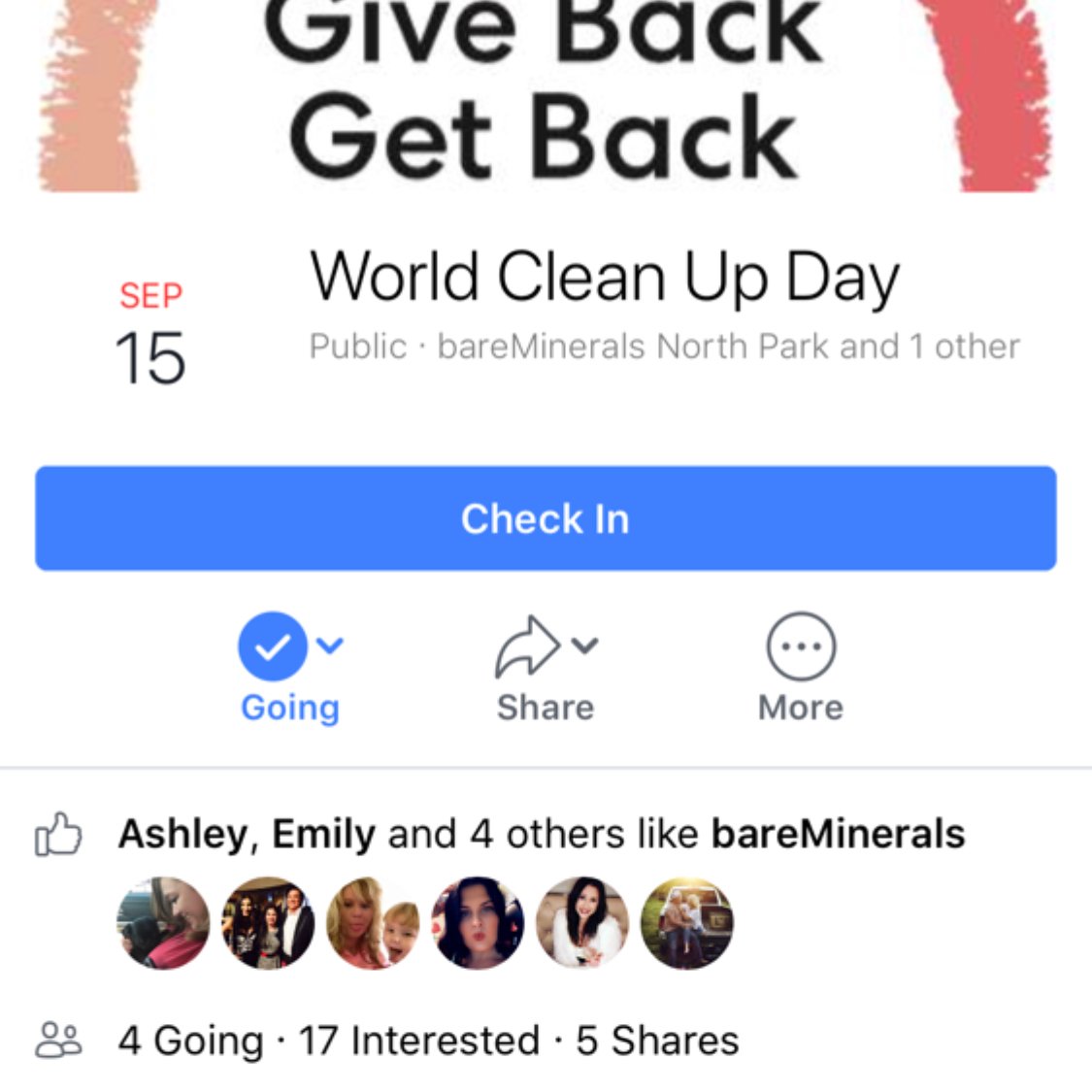 facebook.com/events/5671959… #powerofgood #givebackgetback #Contest <a href="/bareminerals/">bareMinerals</a> <a href="/influenster/">Influenster</a> bit.ly/2x0CASk