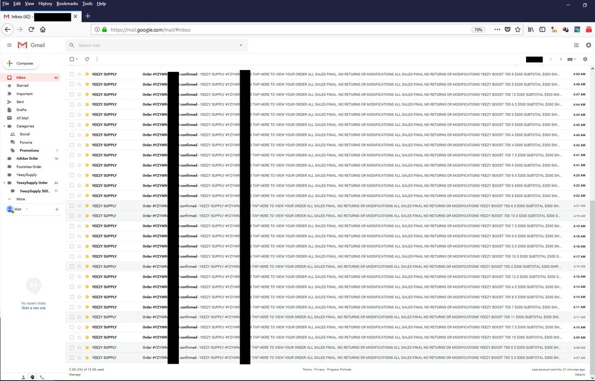 nadacow's tweet image. Proxies: @jeru035 @Soleproxy @dropclub_io 
Discord: @cookpassio @HouseCarts @PiranhaHQ 

too many i cant even count, more on Adidas as well.