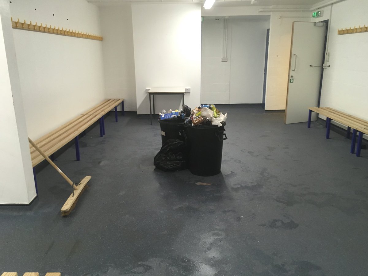 We came. We won. We tidied up. #awaydays