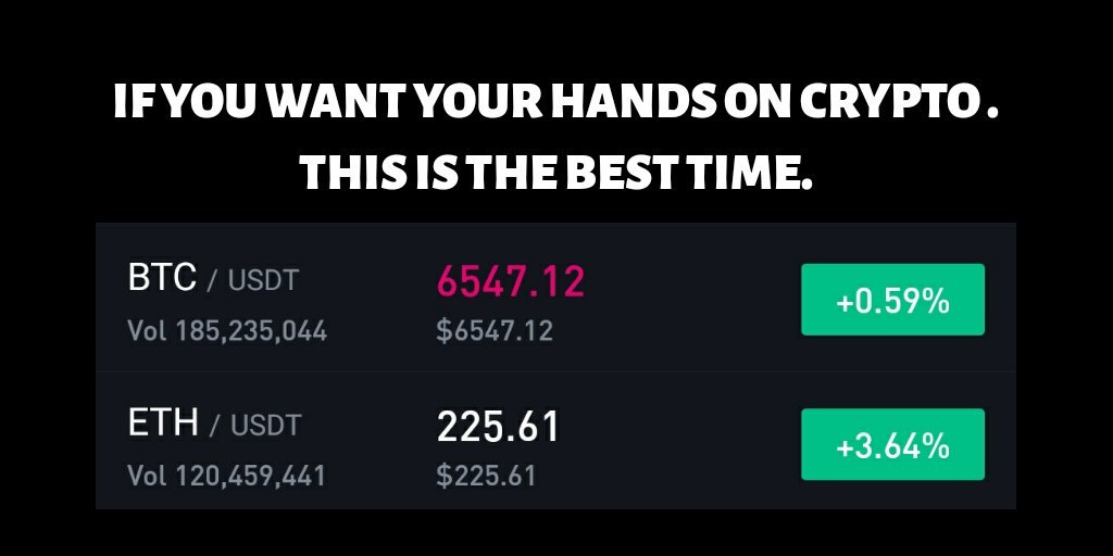 CryptoTraderIG's tweet image. Get your Hands on CRYPTO NOW.
#BTC #cryptocurrency #blockchain #BitCoin #ethereum #eth #cryptosignals #invest