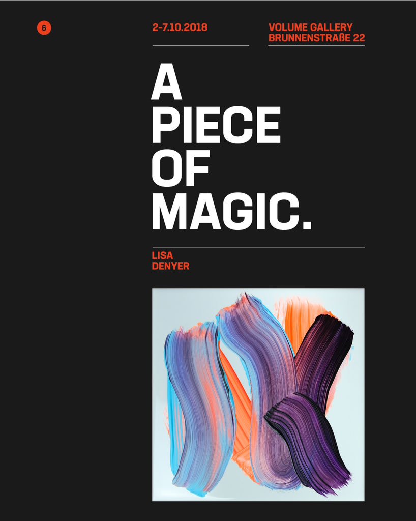 Very happy to announce my solo exhibition A Piece of Magic at Volume Gallery in Berlin ✨ Opens Tuesday 2 October 7 - 10pm 🥂🎉 Hope you can make it if you're in Berlin! More info here: lisa-denyer.squarespace.com #berlin #art #exhibition