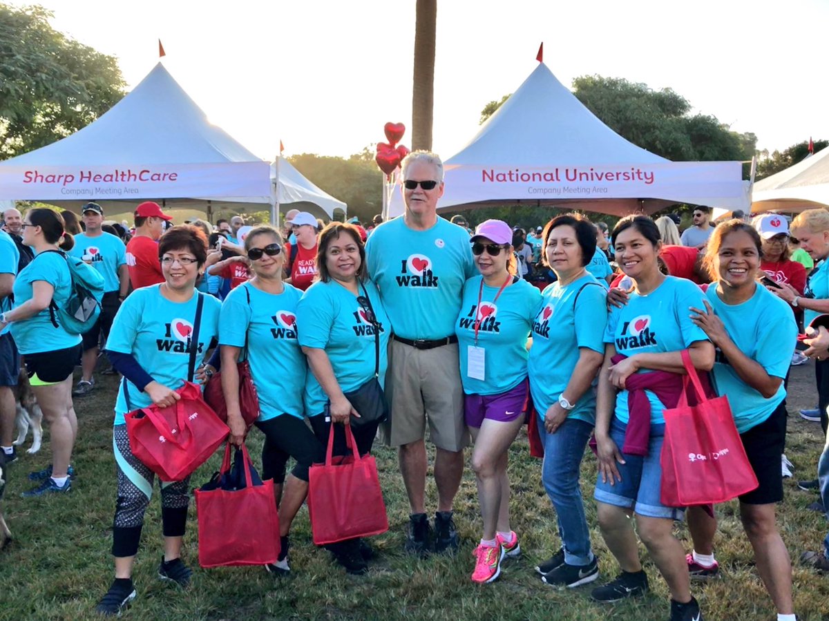 sharphealthcare's tweet image. Nearly 900 Sharp employees and their families came out for the 27th annual #SDHeartWalk in support of @SanDiegoHeart this morning. We are proud to be the top fundraising company in San Diego with over $150,000 raised to date.❤️  #WeAreSharp