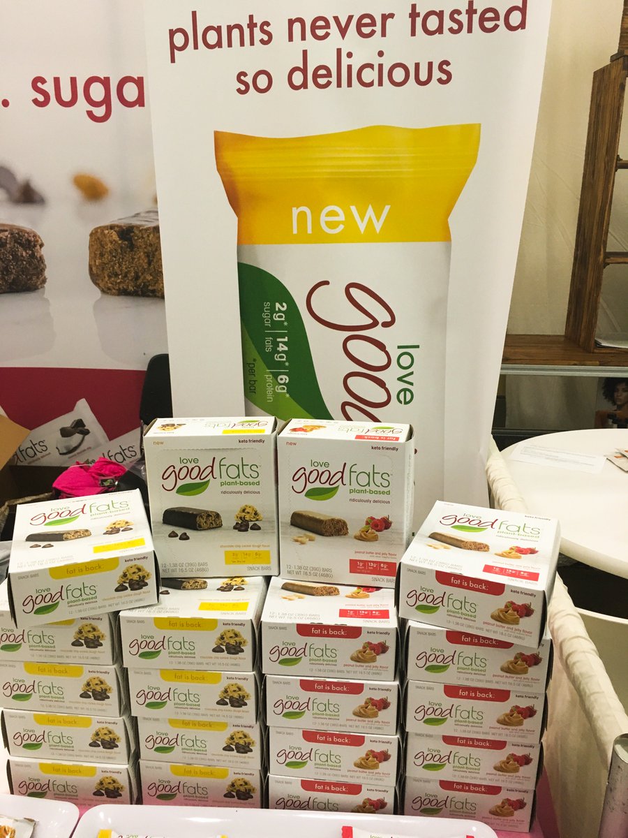 lovegoodfats's tweet photo. Come say hi to us at #chfaeast. MTCC - booth #950-951. 🖐️ People from all walks of life love devouring our bars - because they're delicious, filling, clean and wholesome. Try from 6 different flavours! #goodfatstribe #LCHF #keto #fatisback #sugarisout #crushyourcravings https://t.co/3RYX4NIv2a