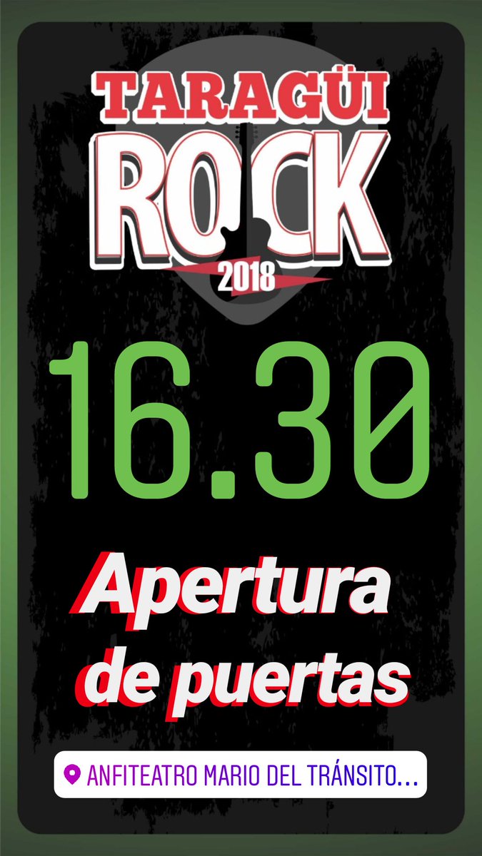 📣📣📣Apertura de puertas

❗16.30❗