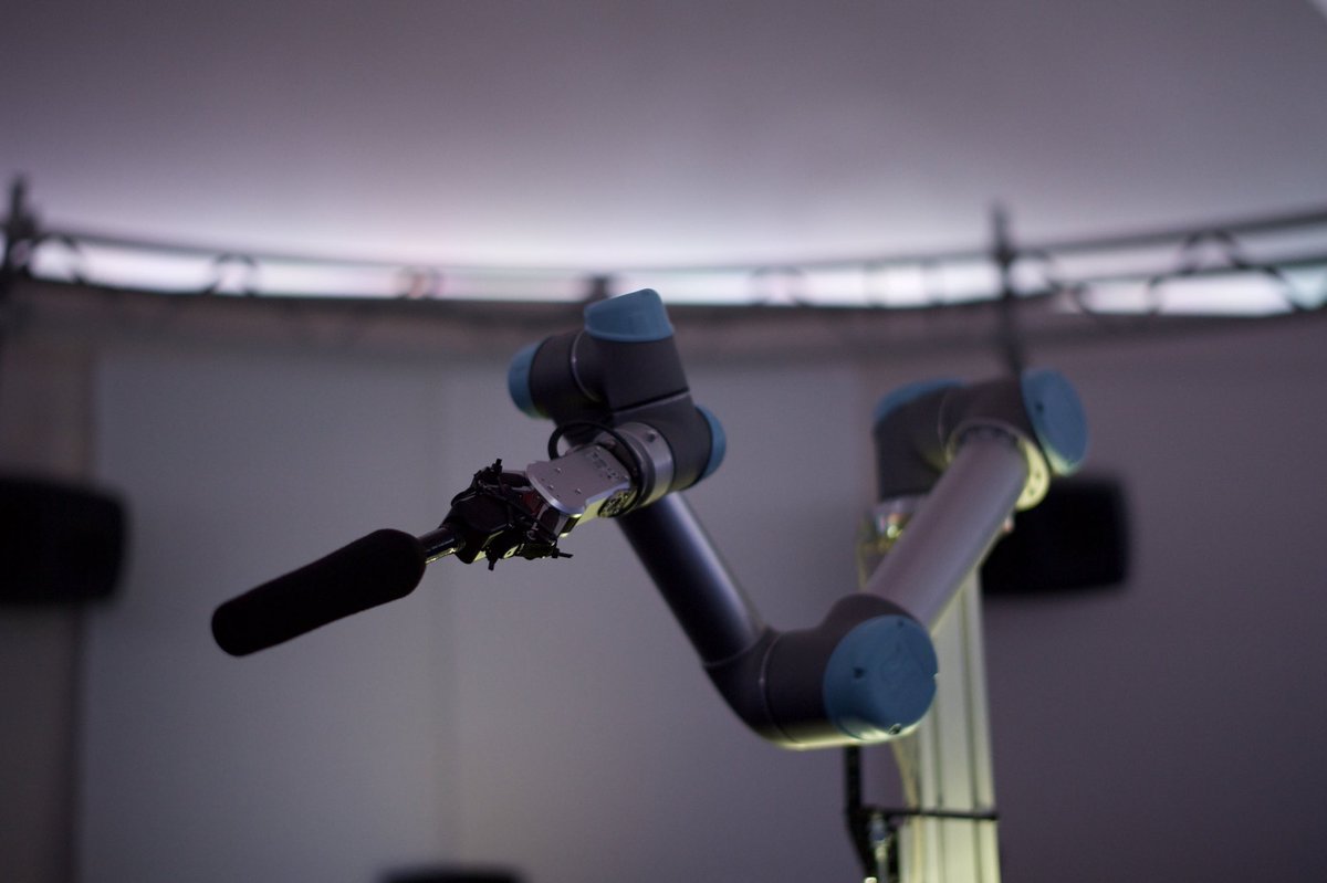 Premieres of ”Here in my arms” and ”To Linger” for industrial robot and speaker dome went very well, thank you <a href="/audioramaSweden/">Audiorama</a> !