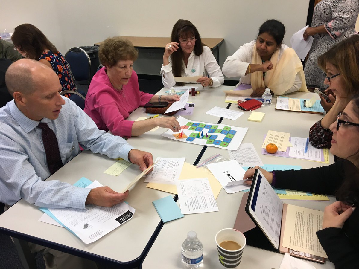 mcpsequityteam's tweet photo. Great OHRD Staff engaging in important equity conversations thru interactive game @DrStanislausPGS @OHRDDempsey https://t.co/tKY6iKxNQC