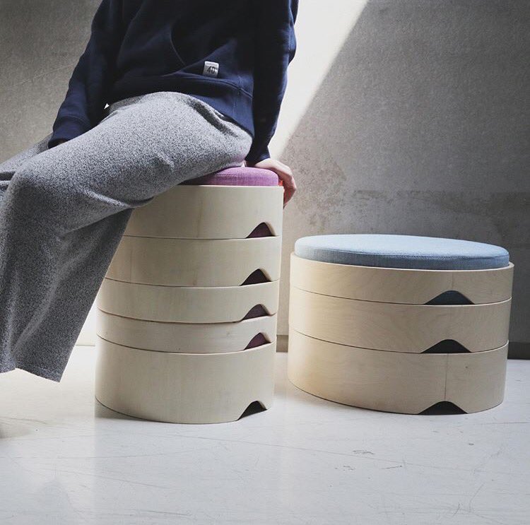 designmattersCA's tweet photo. Congrats to @artcenteredu student Amanda Sutanto! Her #futurecraftchina project "Stack Stools" is being featured in multiple #ShanghaiDesignWeek exhibitions! #StackStools #Designmatters #furnituredesign https://t.co/HzETOaGuaS