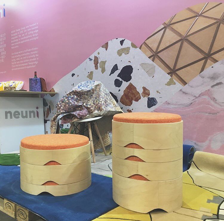 designmattersCA's tweet photo. Congrats to @artcenteredu student Amanda Sutanto! Her #futurecraftchina project "Stack Stools" is being featured in multiple #ShanghaiDesignWeek exhibitions! #StackStools #Designmatters #furnituredesign https://t.co/HzETOaGuaS