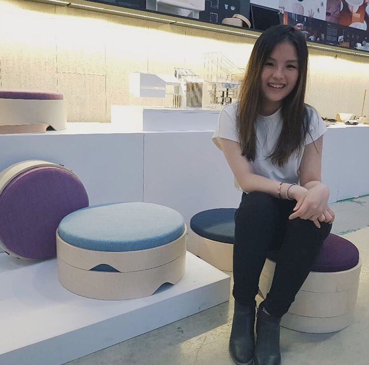 designmattersCA's tweet photo. Congrats to @artcenteredu student Amanda Sutanto! Her #futurecraftchina project "Stack Stools" is being featured in multiple #ShanghaiDesignWeek exhibitions! #StackStools #Designmatters #furnituredesign https://t.co/HzETOaGuaS