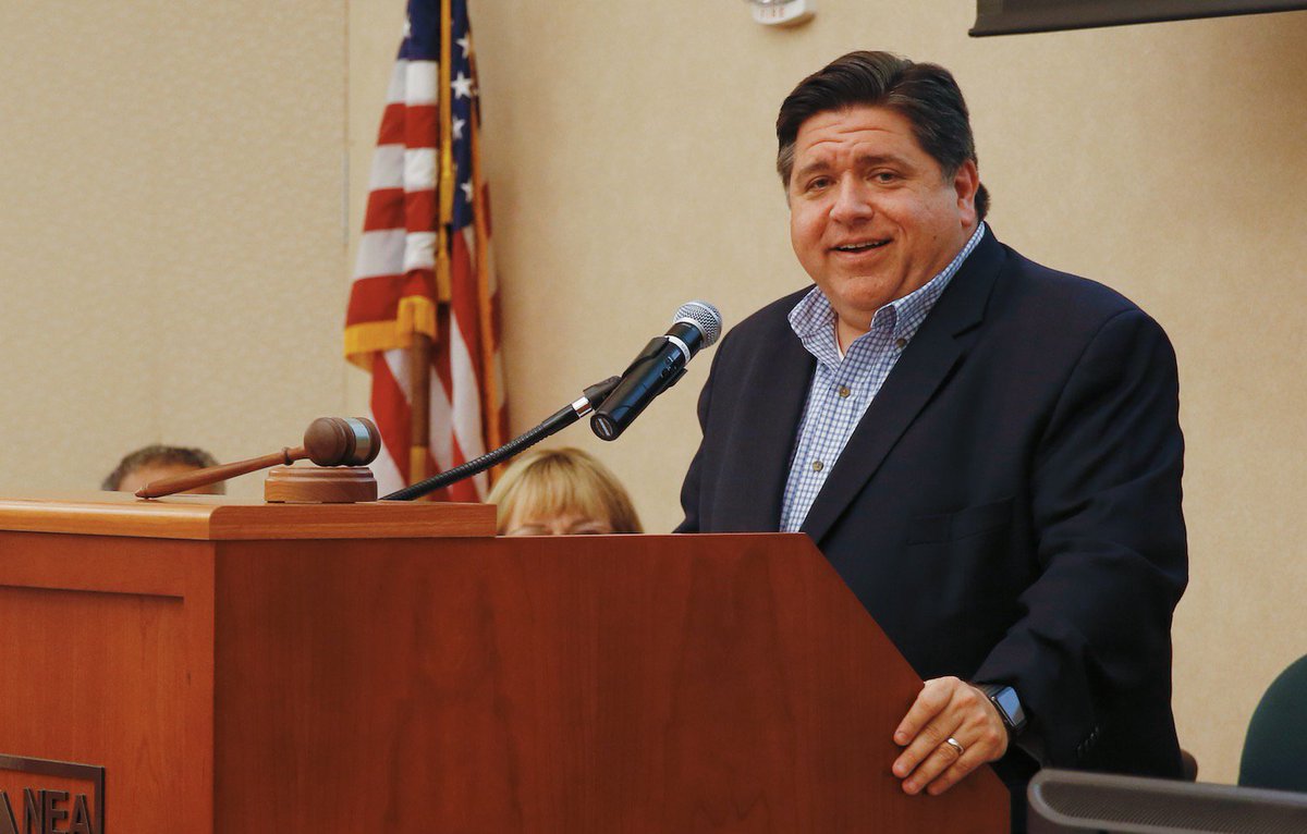 JBPritzker's tweet photo. We can’t take this election for granted. That’s why I was so glad to speak at the @IEANEA board meeting and IFPE Local 4408 this morning. Juliana and I are ready to stand with state workers and public employees! https://t.co/Qrsx0GzeTT