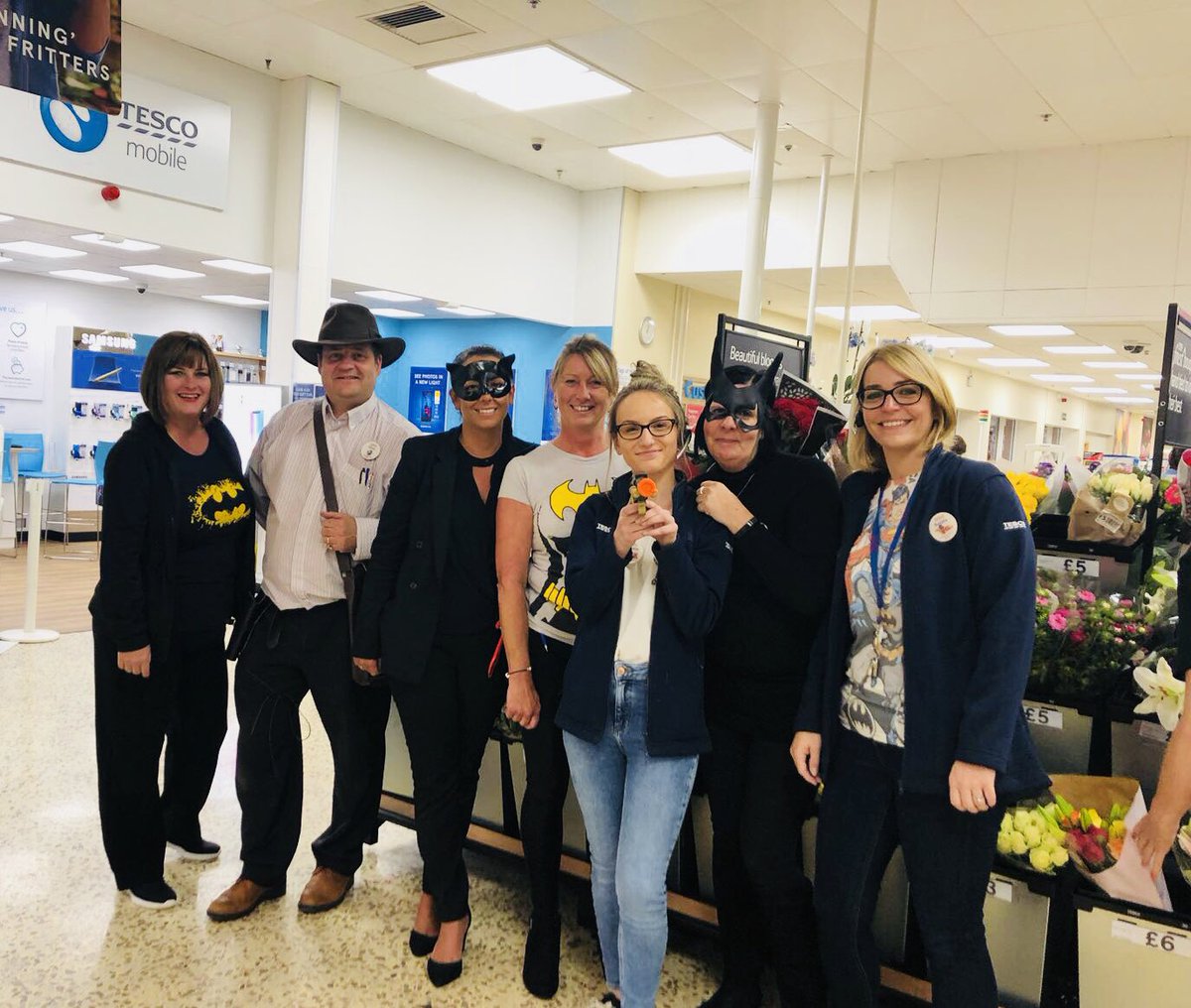 ⚡️Superhero weekend⚡️Tesco Hertford raising money for <a href="/TheBHF/">British Heart Foundation</a> <a href="/HannahQuy/">Hannah Quy</a> <a href="/MaxineMeehan/">Maxine Powell</a> <a href="/jordantayler123/">Jordan Tayler</a>